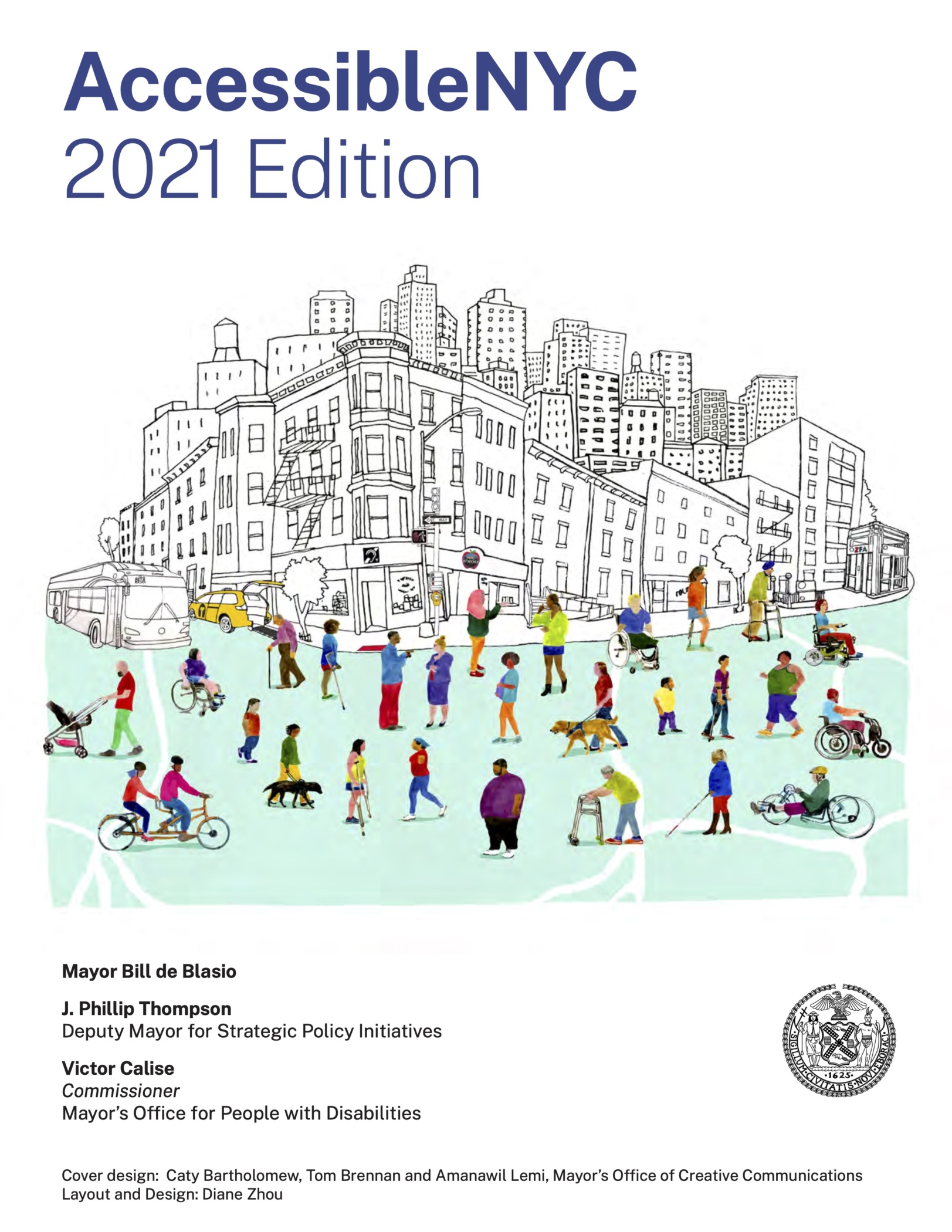 Cover page of report titled Accessible NYC